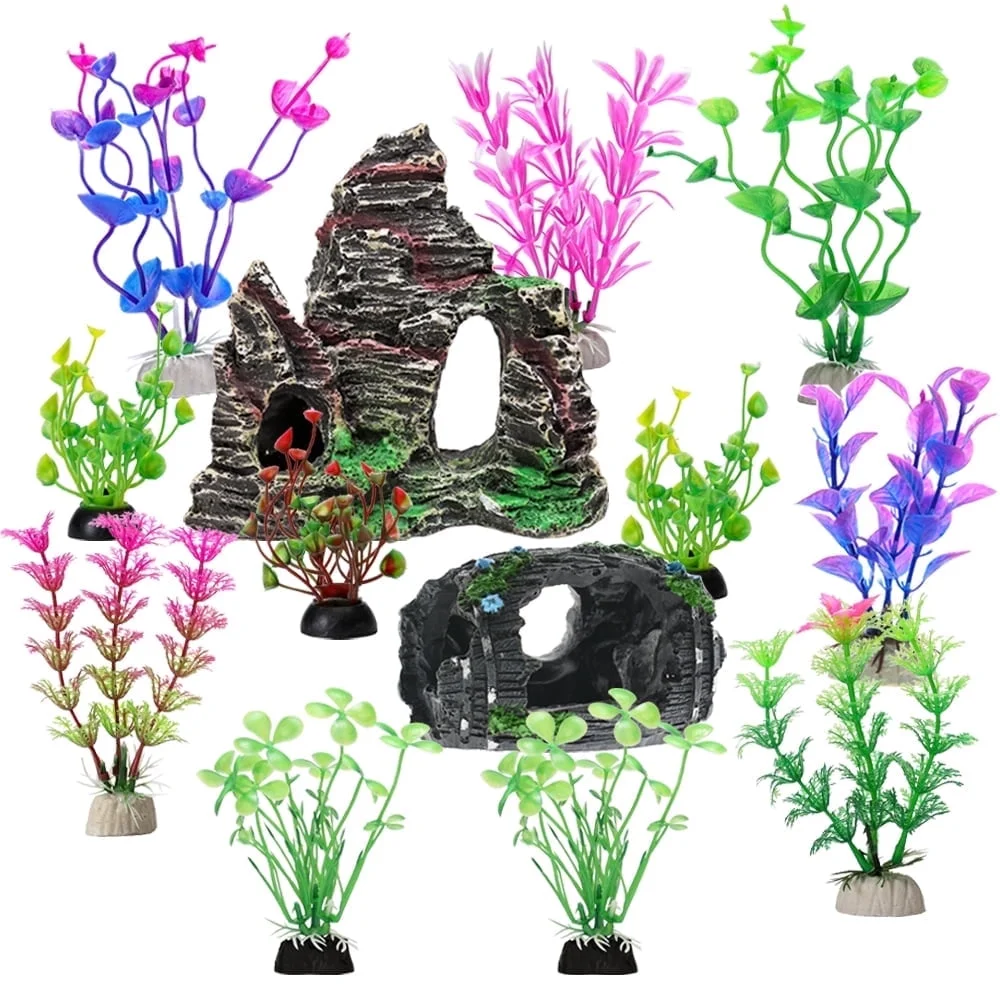 GreenJoy Fish Tank Accessories Aquarium Decorations